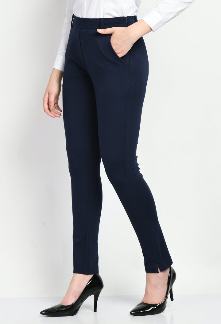 Navy-Blue-Respect-Solid-Stretch-Slim-Trouser