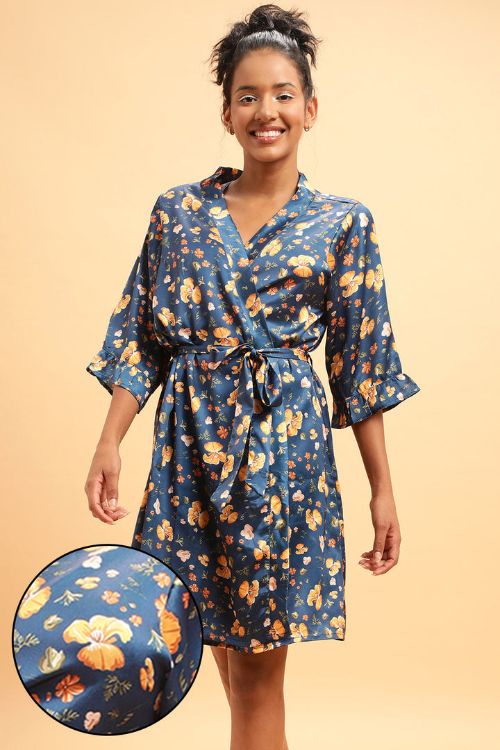 Navy-Blue-Satin-Pretty-Florals-Robe