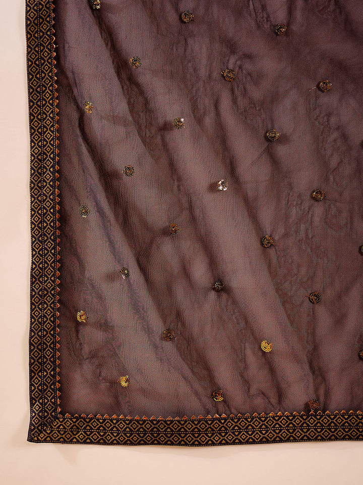 Navy-Blue-Viscose-Rayon-Motifs-Printed-3-Piece-Kurta-Set