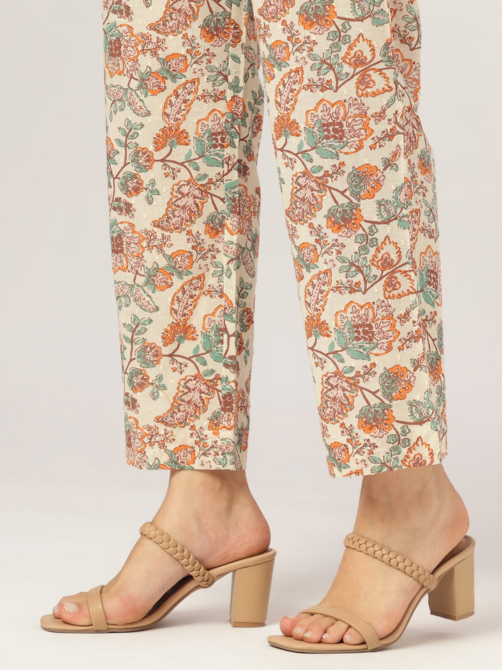 Off-White-Cotton-A-Line-Floral-Printed-3-Piece-Kurta-Set