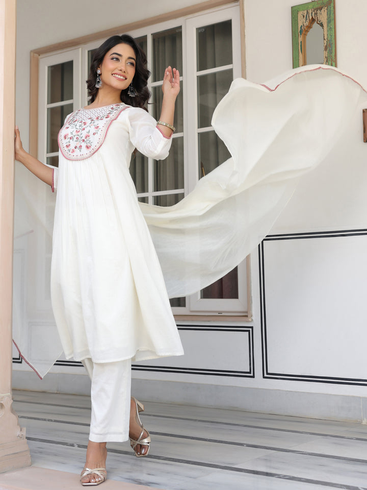 Off-White-Cotton-A-Line-Yoke-Embroidered-3-Piece-Kurta-Set