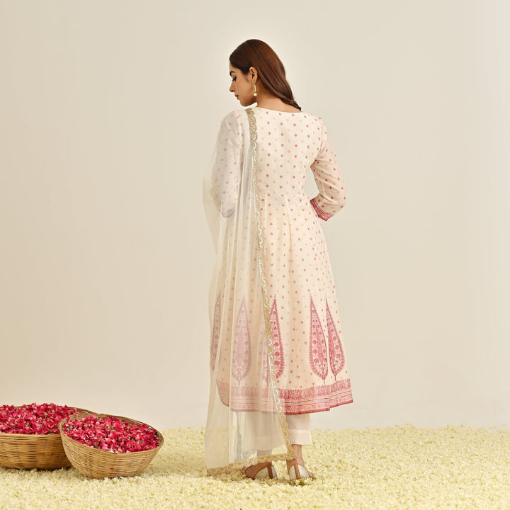 Off-White-Poly-Chanderi-Yoke-Embroidery-Anarkali-Set