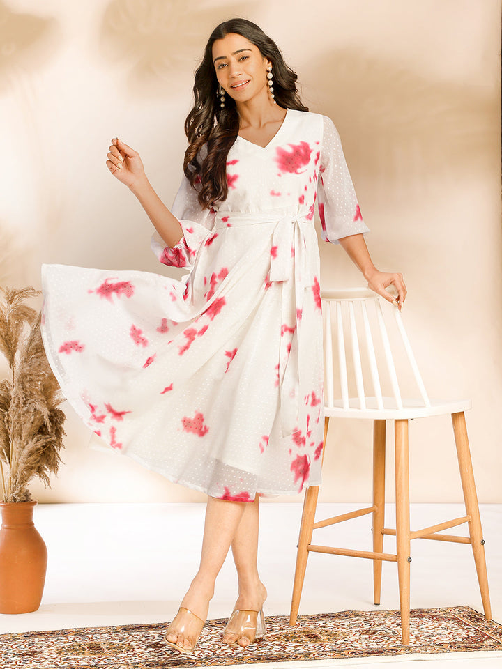 Off-White-Georgette-Tie-&-Dye-Midi-Dress