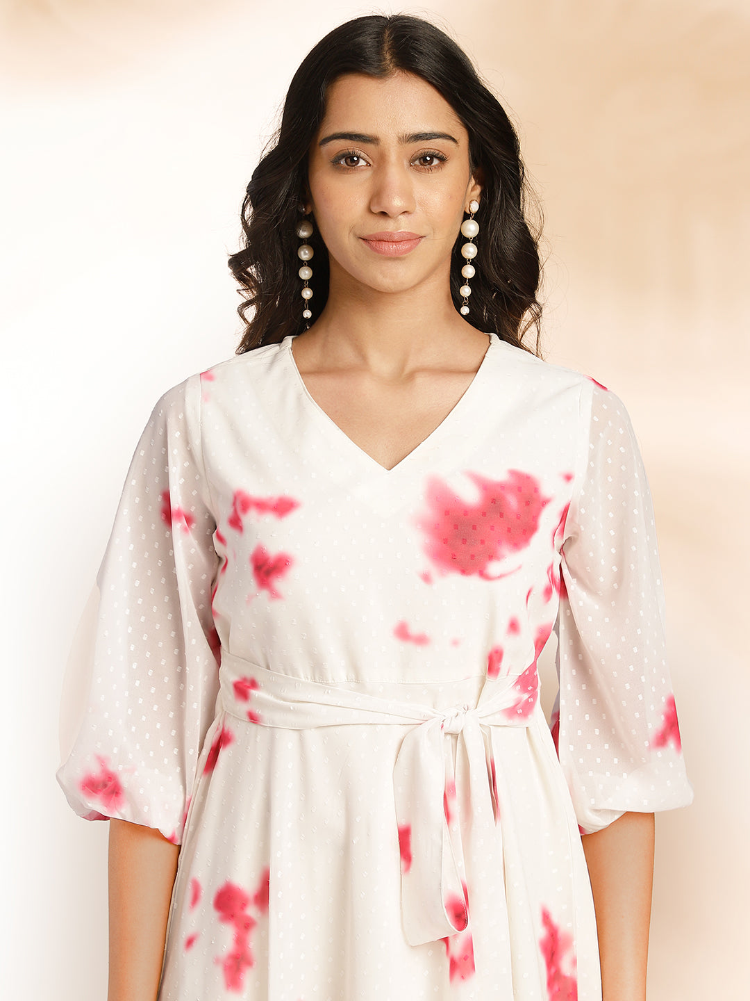 Off-White-Georgette-Tie-&-Dye-Midi-Dress