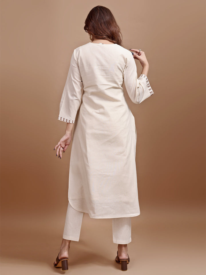 Off-White-Linen-Butterfly-Embroidered-Co-Ord-Set