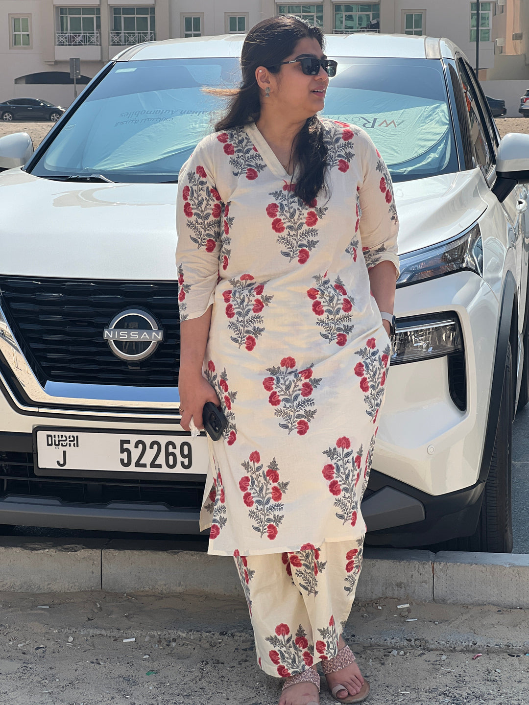 Off-White-Cotton-Zehra-Red-Petal-Suit-Set