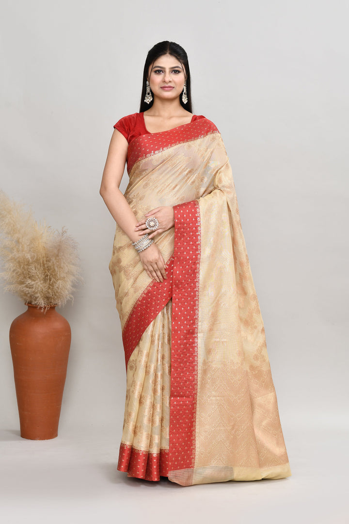 Off-White-Kota-Silk-Banarasi-Zari-Work-Saree
