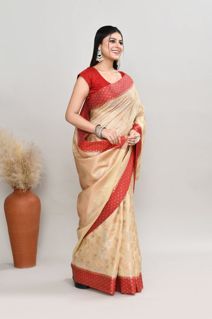 Off-White-Kota-Silk-Banarasi-Zari-Work-Saree