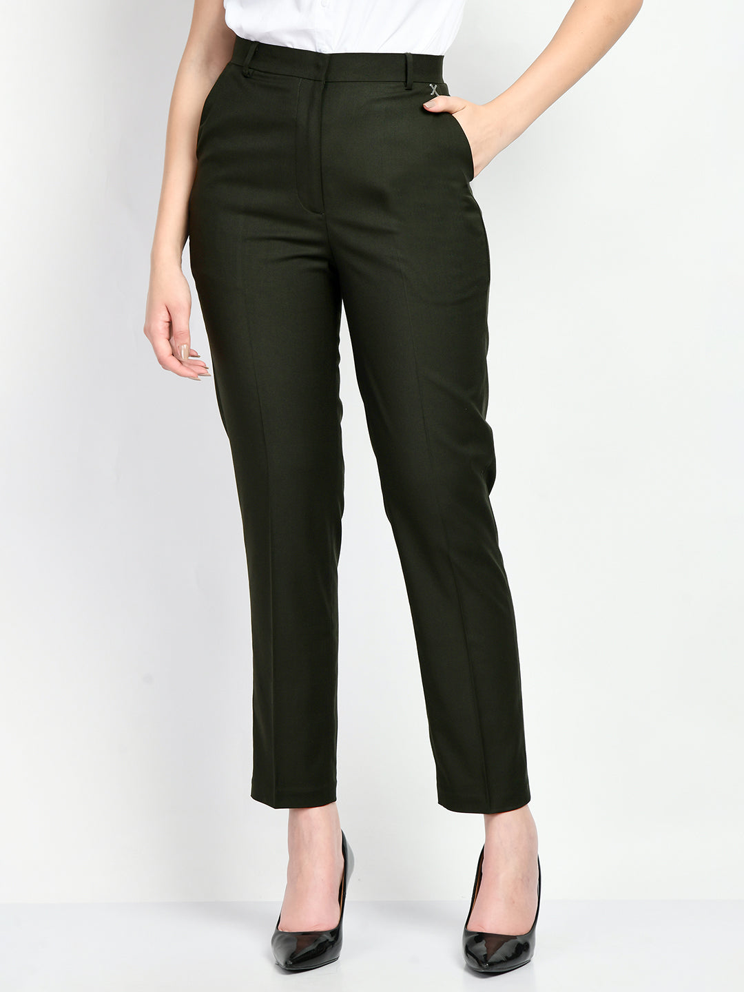 Olive-Cotton-Blend-Adroitness-Straight-Trouser