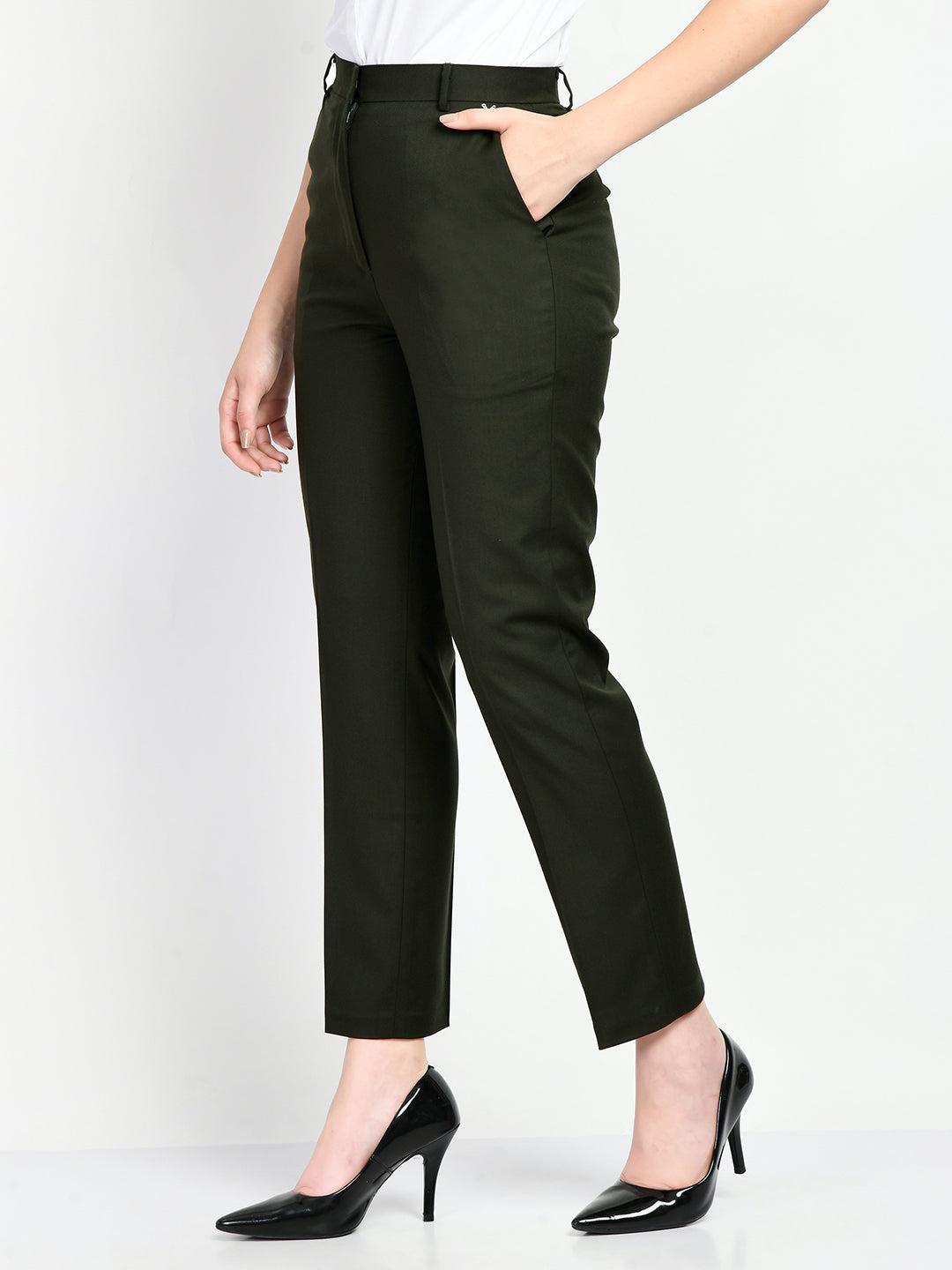 Olive-Cotton-Blend-Adroitness-Straight-Trouser