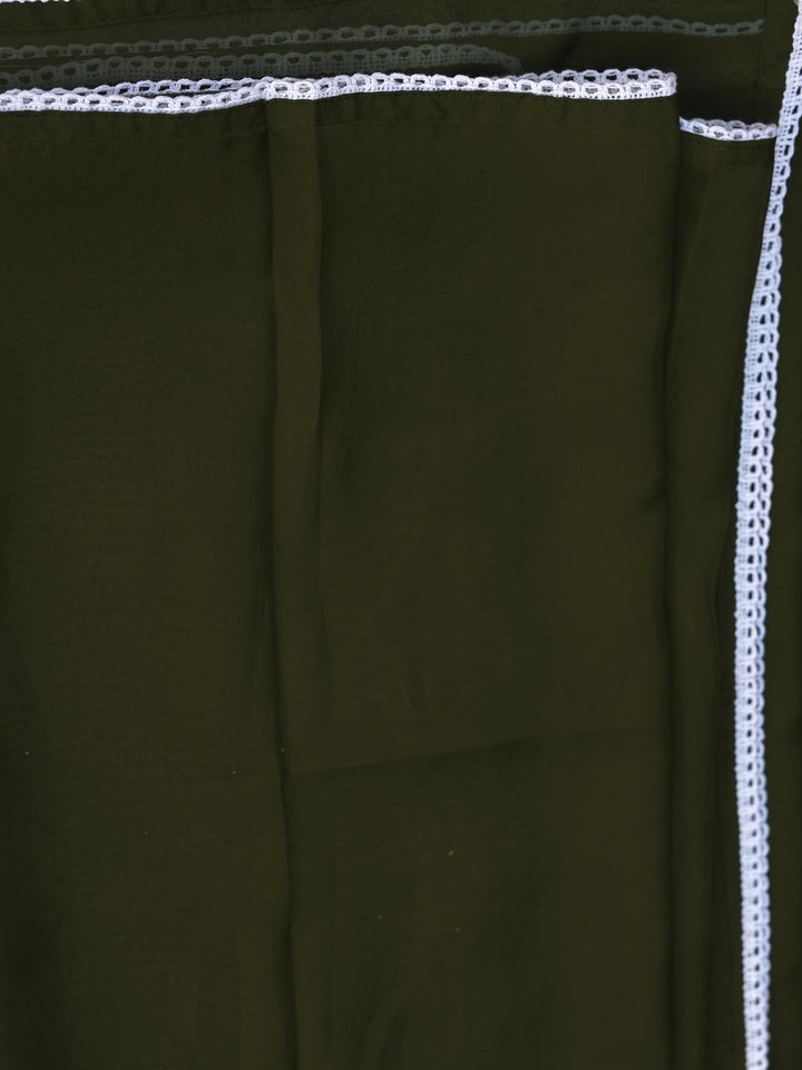 Olive-Cotton-Blend-White-Thread-Work-3-Piece-Kurta-Set