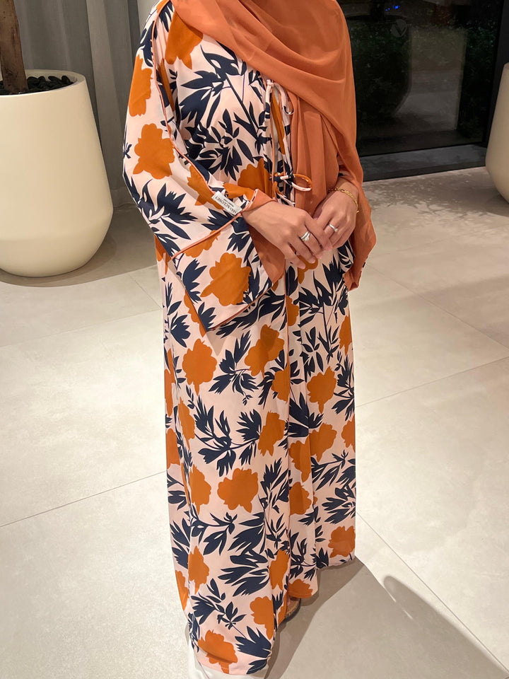 Mustard-Georgette-Mustard-Hues-Kimono-&-Sheila-Set