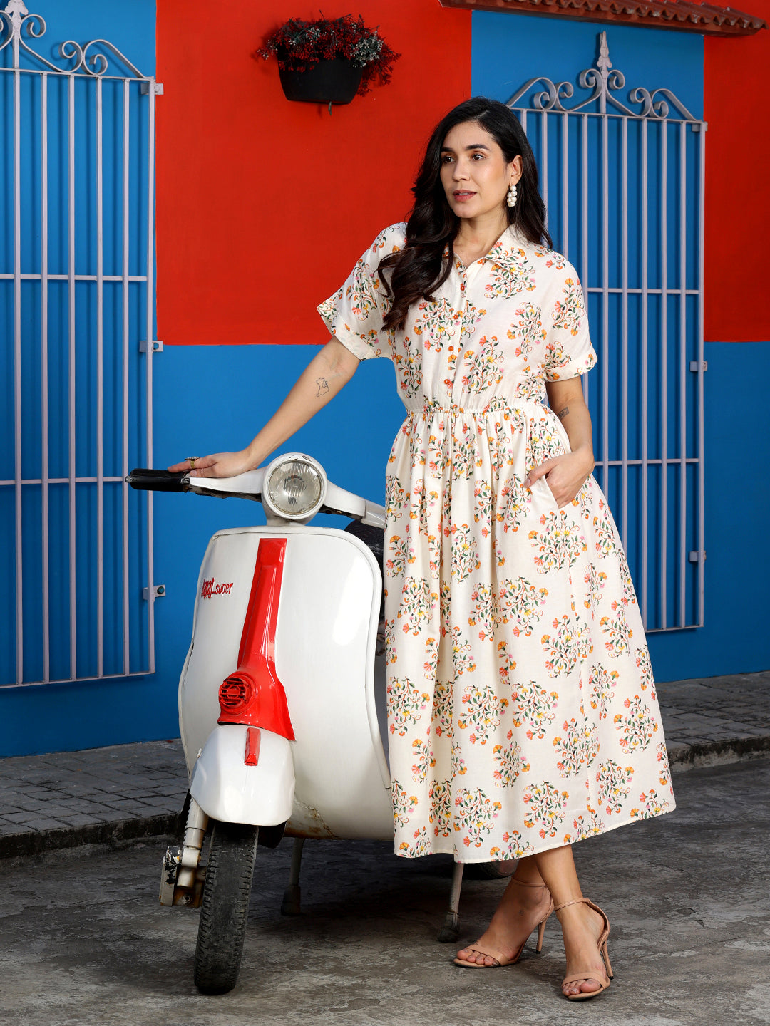 Off-White-Silk-Printed-Maxi-Dress