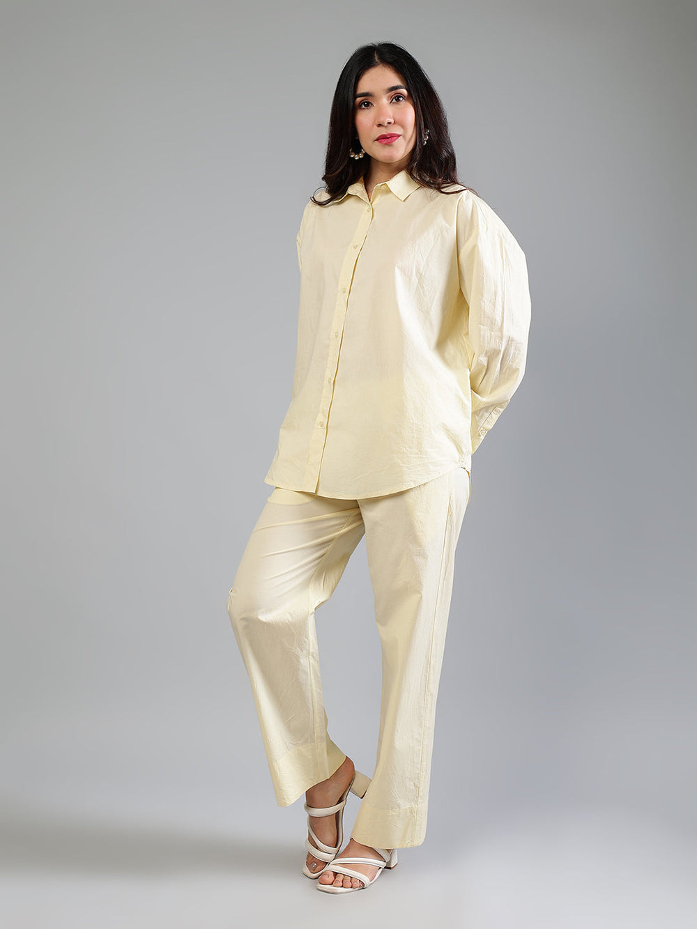 Cream-Pure-Cotton-Comfort-Fit-Co-Ord-Set