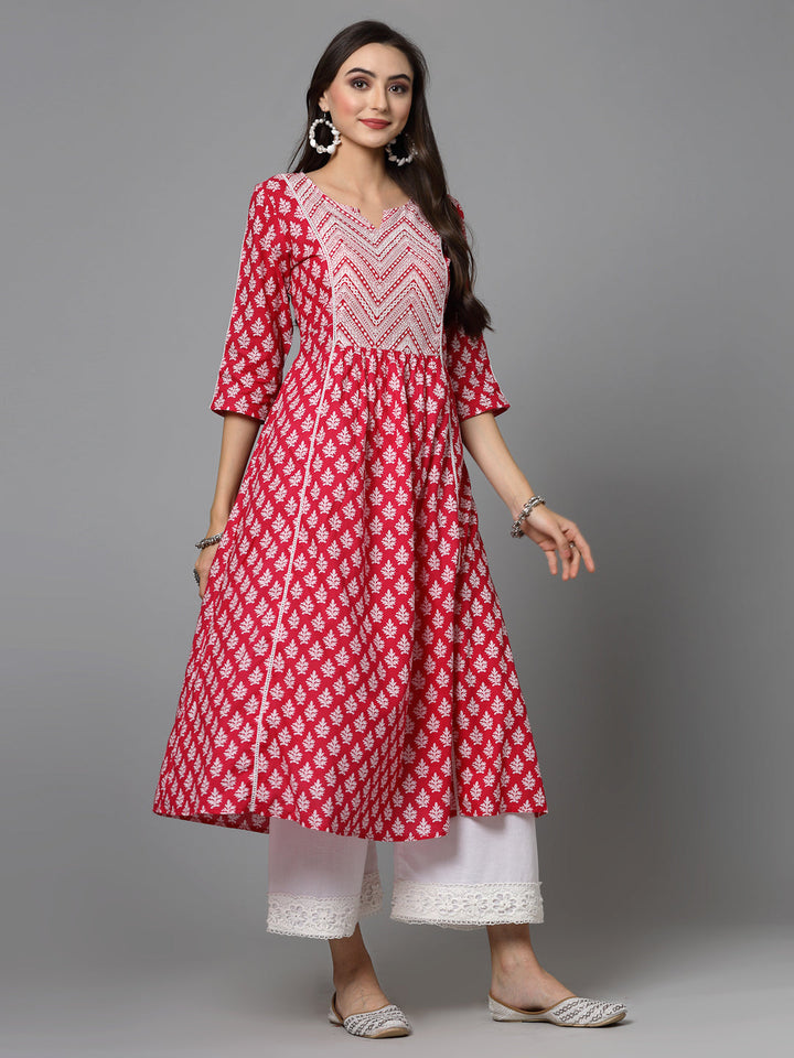 Pink-Cotton-Floral-Printed-A-Line-Kurta-Only