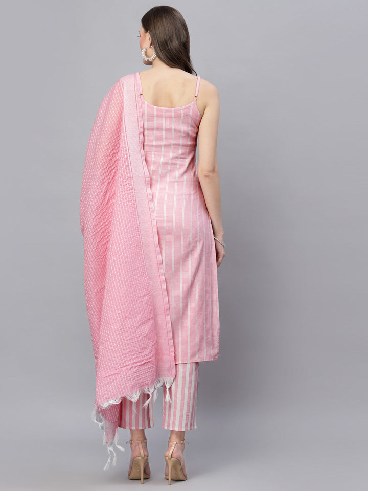 Purple-Rayon-Bandhej-Printed-3-Piece-Kurta-Set
