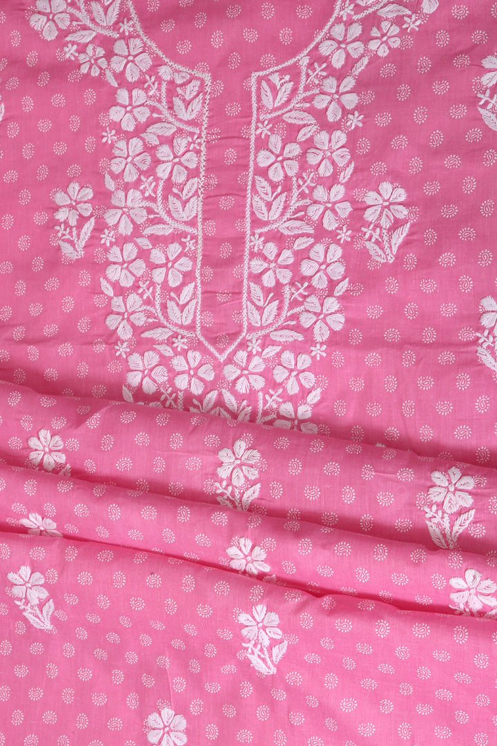 PInk-&-White-Cotton-Embroidery-Chikankari-Dress-Material