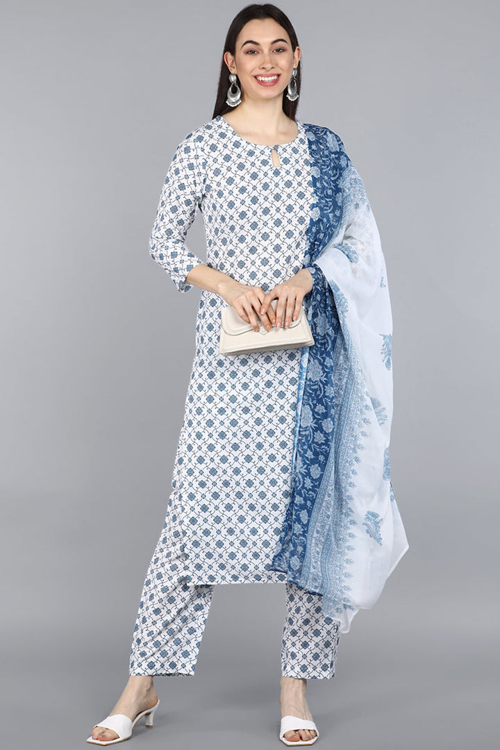 White-Poly-Crepe-Ethnic-Motifs-Straight-3-Piece-Kurta-Set
