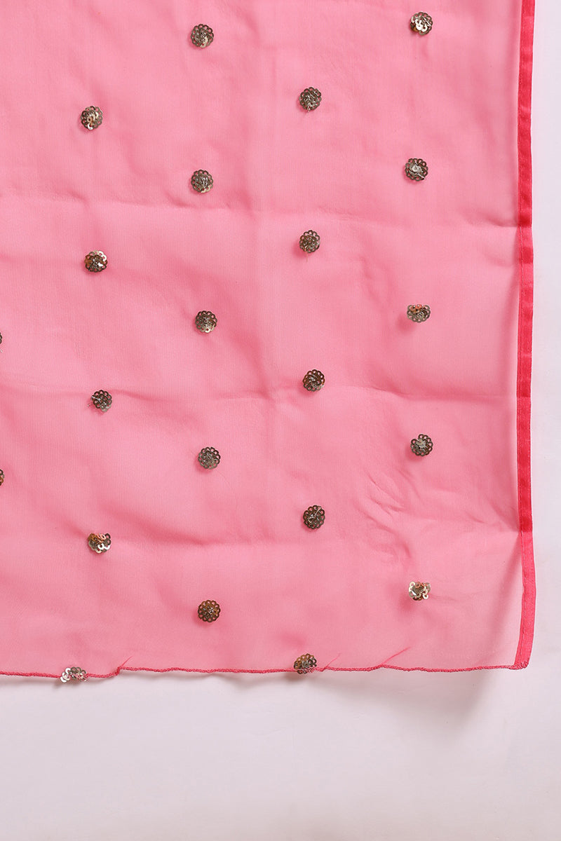 Pink-Poly-Silk-Solid-Yoke-Design-3-Piece-Kurta-Set