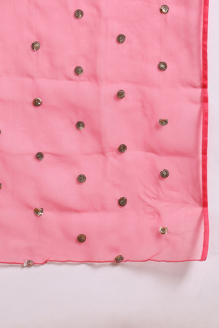 Pink-Poly-Silk-Solid-Yoke-Design-3-Piece-Kurta-Set