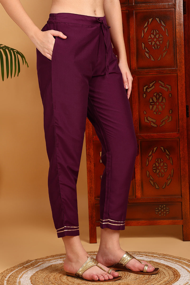 Burgundy-Silk-Blend-Embroidered-Straight-3-Piece-Kurta-Set