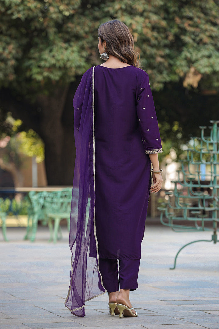 Purple-Silk-Blend-Ethnic-Motifs-Straight-Suit-Set