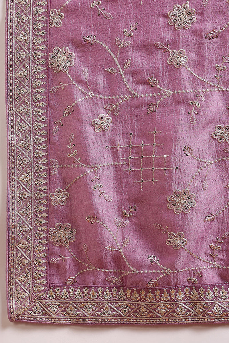 ZERESOUQ-Lavender-Silk-Blend-Machine-Woven-Straight-Suit-Set
