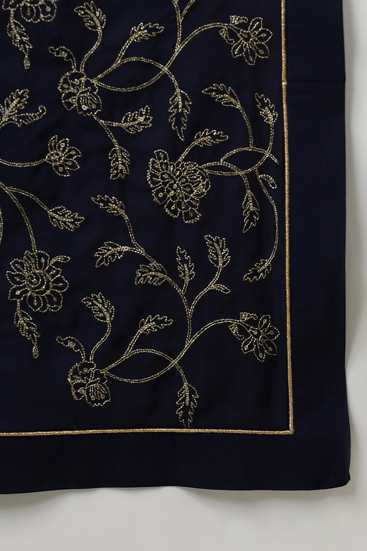 Prussian-Blue-Poly-Georgette-3-Piece-Angrakha-Suit-Set