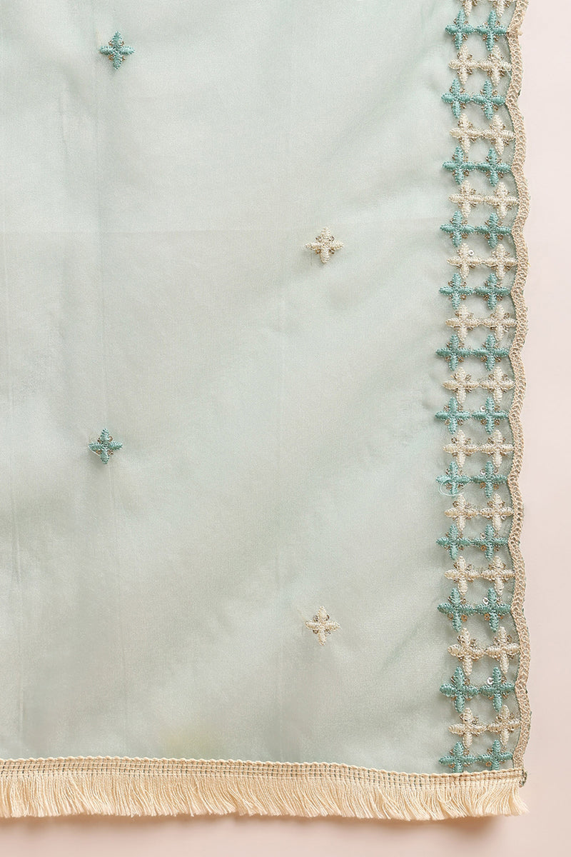 Sea-Green-Silk-Blend-Solid-Embroidered-Flared-Style-Kurta-Set