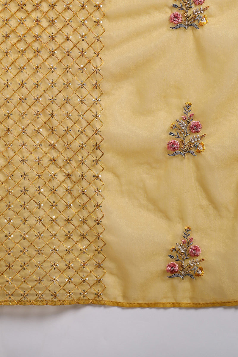 Mustard-Yellow-Silk-Blend-Floral-Embroidered-Straight-Kurta-Set