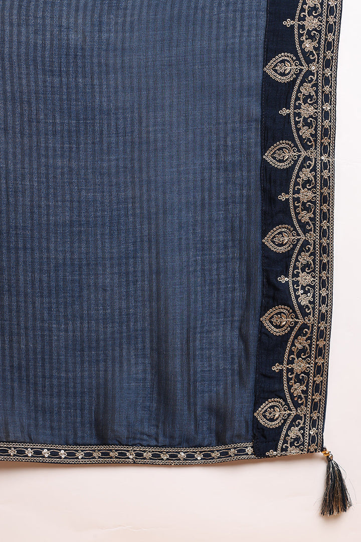 Navy-Blue-Silk-Blend-Solid-Embroidered-Straight-Kurta-Set