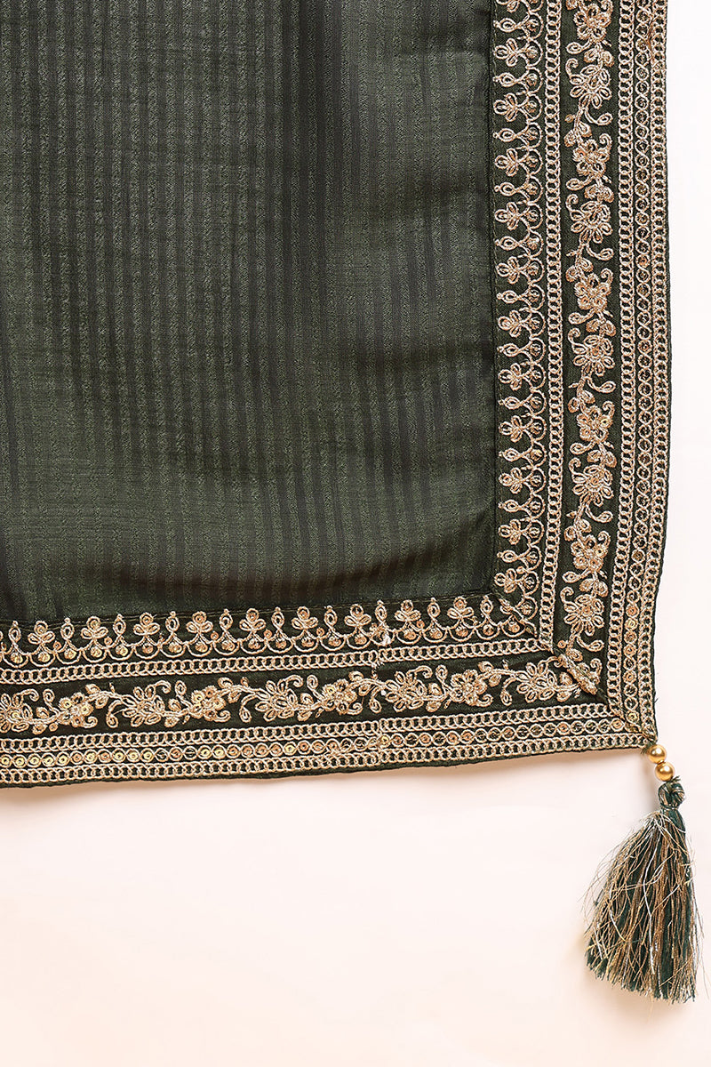 Green-Silk-Blend-Solid-Embroidered-Straight-Style-Kurta-Set