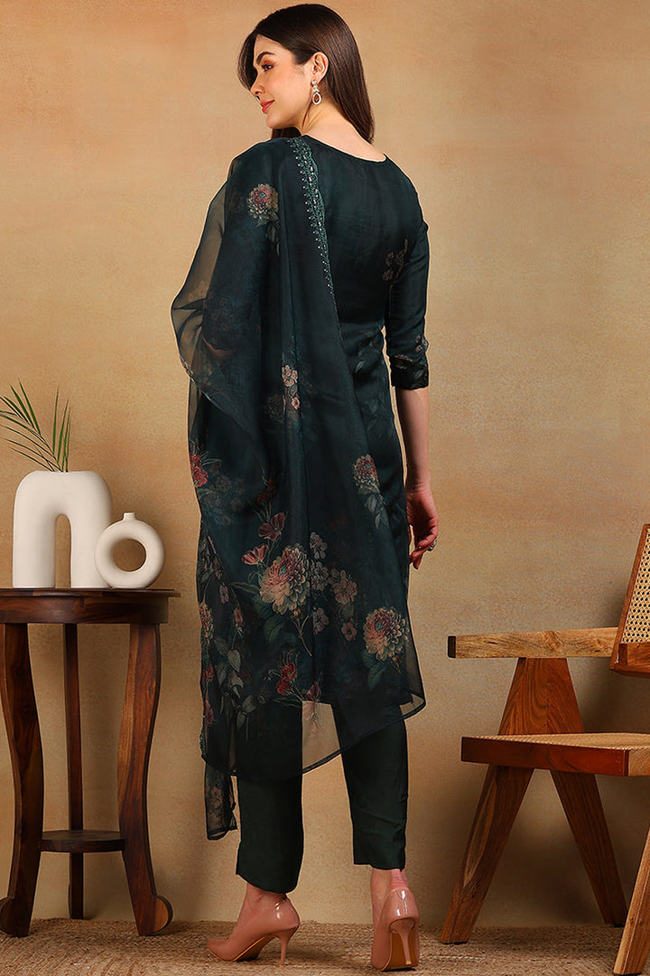 Green-Organza-Floral-Embroidered-Straight-3-Piece-Kurta-Set