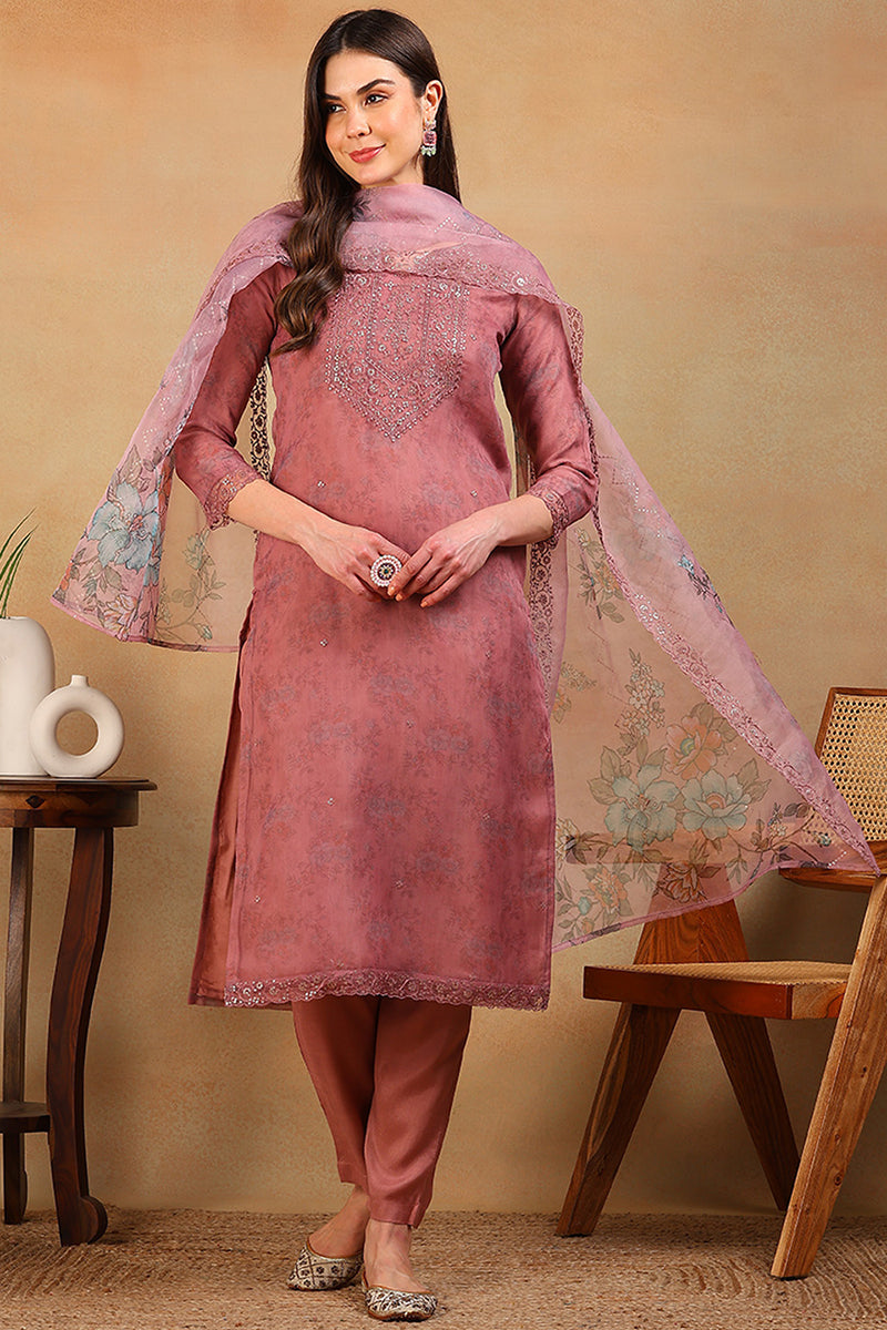 Mauve-Organza-Floral-Embroidered-Straight-3-Piece-Kurta-Set