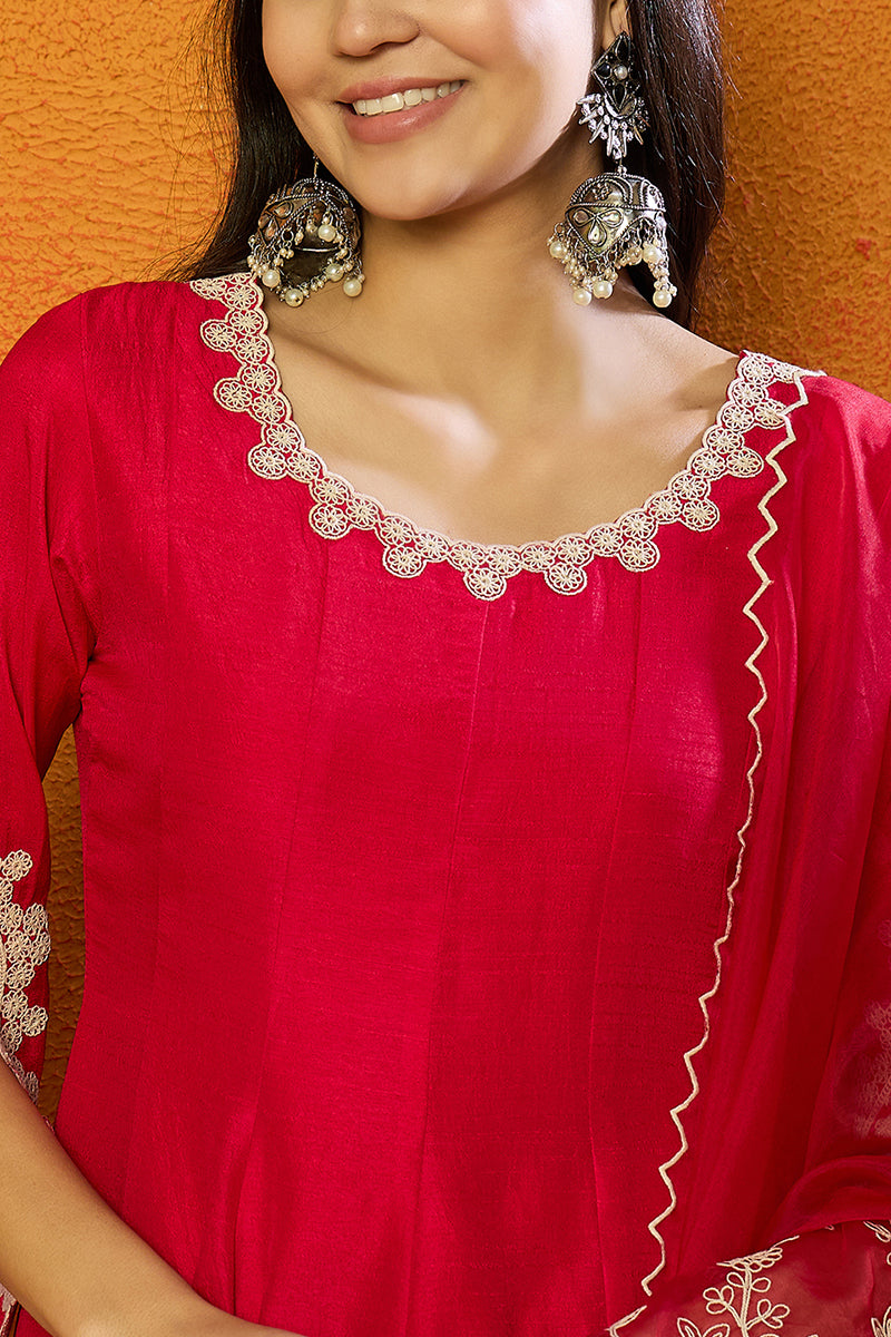 White-Silk-Blend-Embroidered-Straight-3-Piece-Kurta-Set