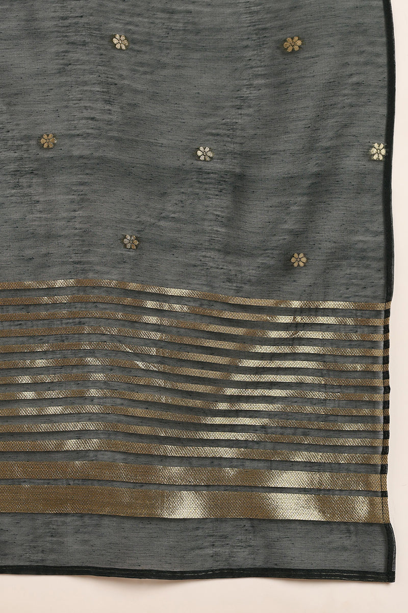 Green-Chanderi-Silk-Embroidered-Straight-3-Piece-Kurta-Set