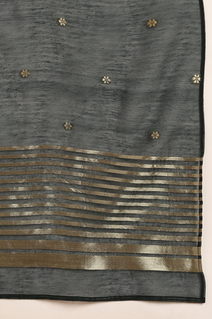 Green-Chanderi-Silk-Embroidered-Straight-3-Piece-Kurta-Set