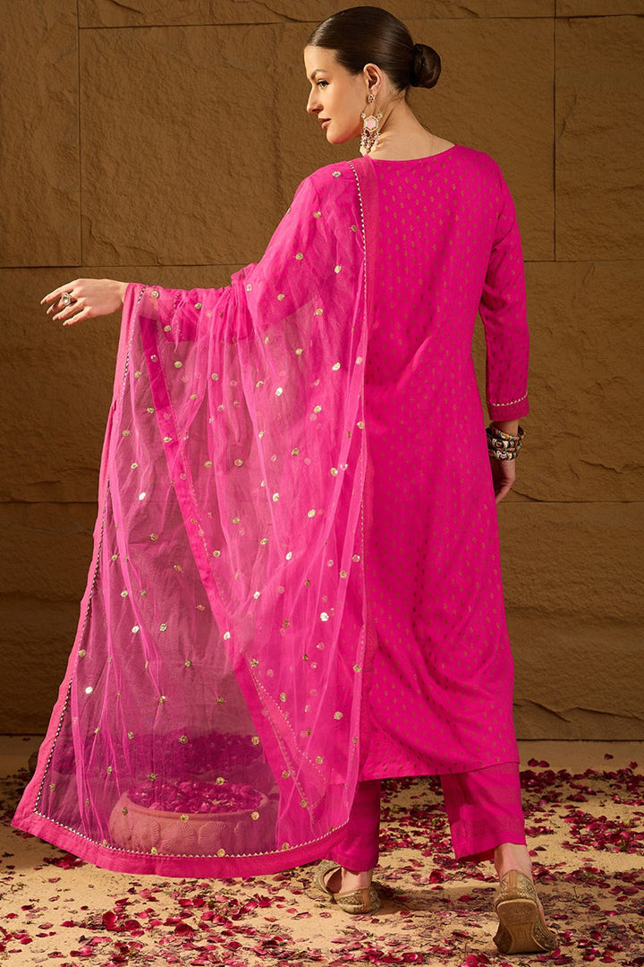 Pink-Viscose-Rayon-Motifs-Printed-Straight-3-Piece-Kurta-Set