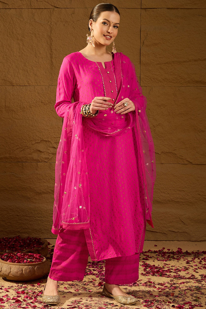 Pink-Viscose-Rayon-Motifs-Printed-Straight-3-Piece-Kurta-Set