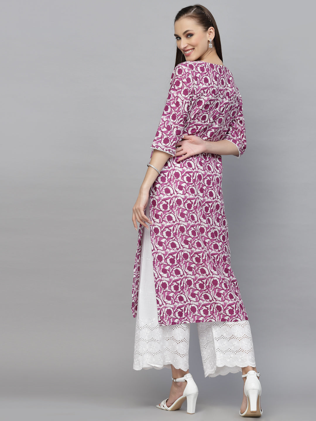Purple-Cotton-Printed-Slub-Straight-Kurta