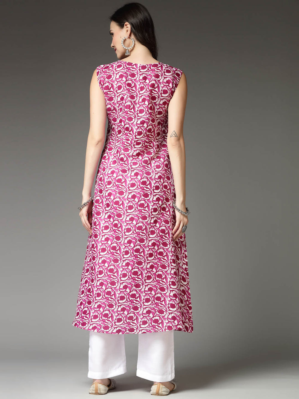 Purple-Cotton-Floral-Printed-A-Line-Kurta-Only