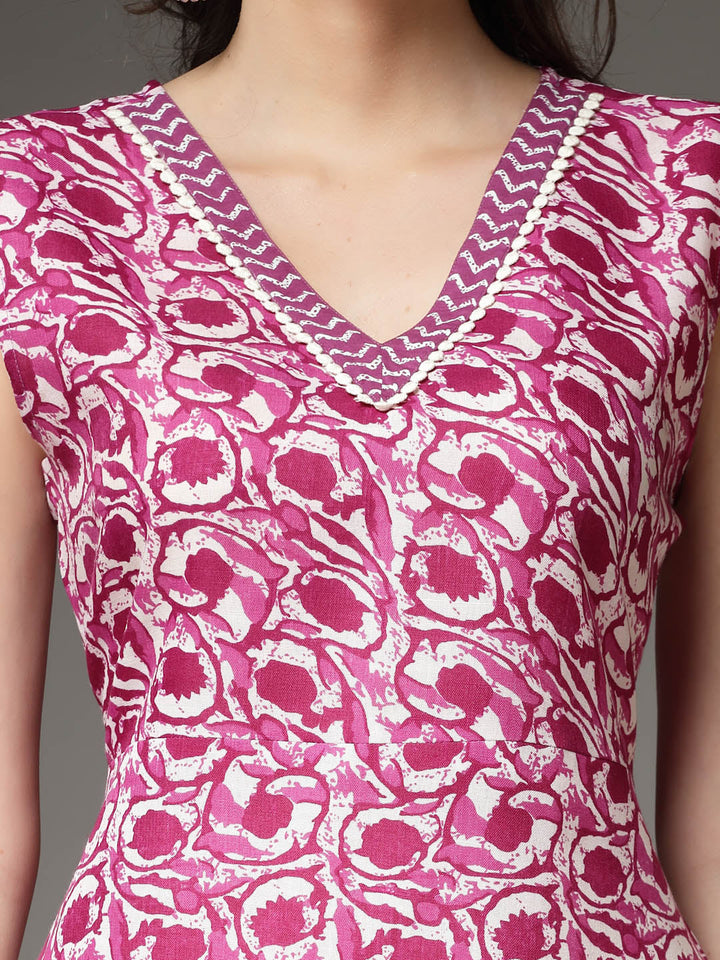 Purple-Cotton-Floral-Printed-A-Line-Kurta-Only