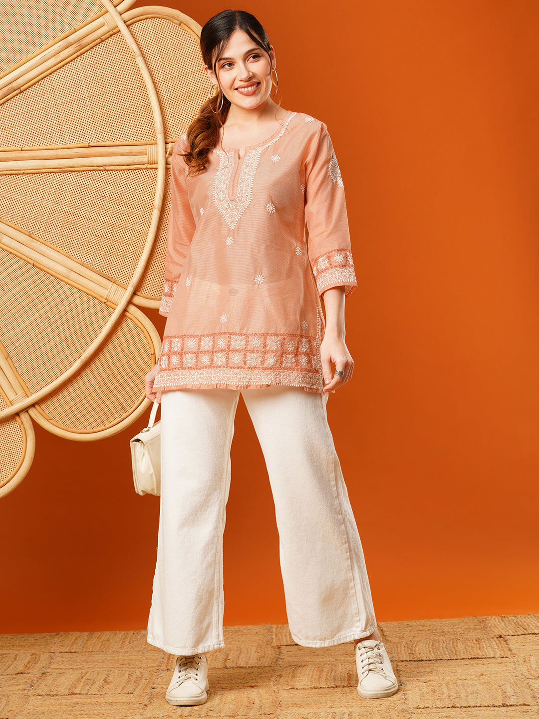 Peach-Chanderi-Ethnic-Motifs-Embroidered-Tunic