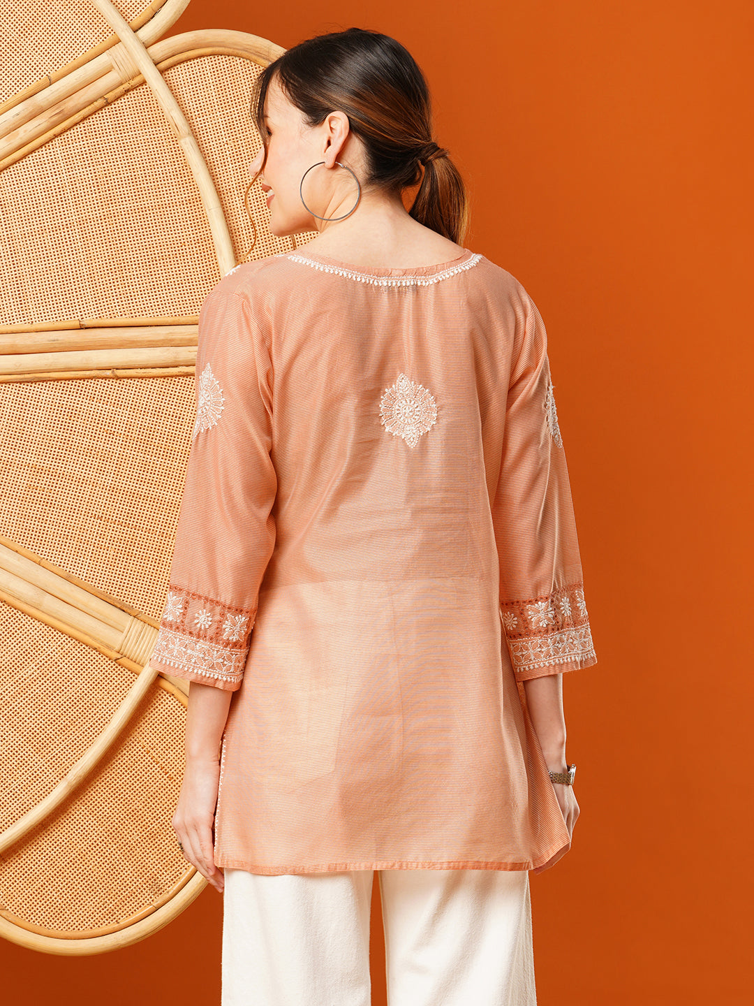 Peach-Chanderi-Ethnic-Motifs-Embroidered-Tunic