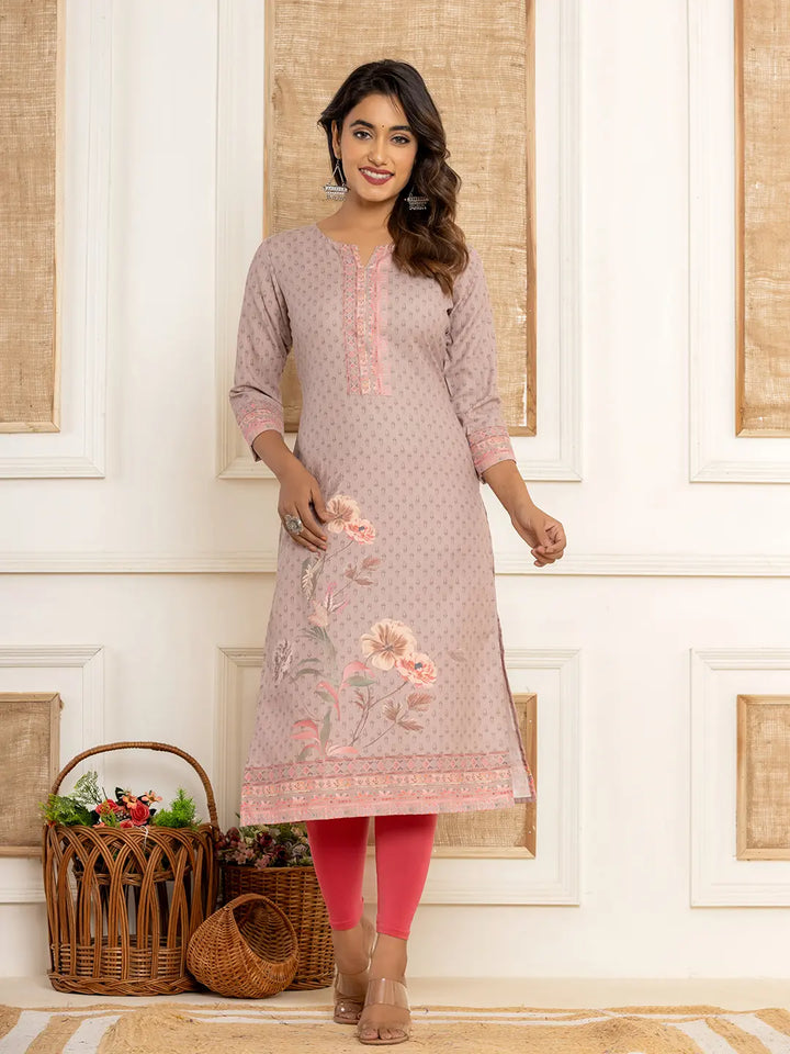 Peach-Cotton-A-Line-Digital-Print-Straight-Kurta