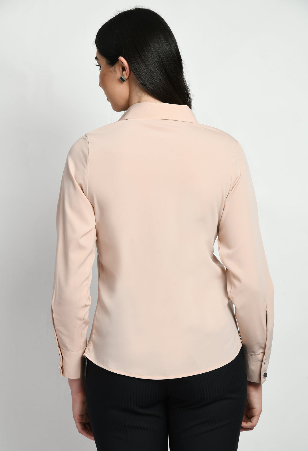 Peach-Cotton-Blend-Freshness-Cowl-Neck-Top