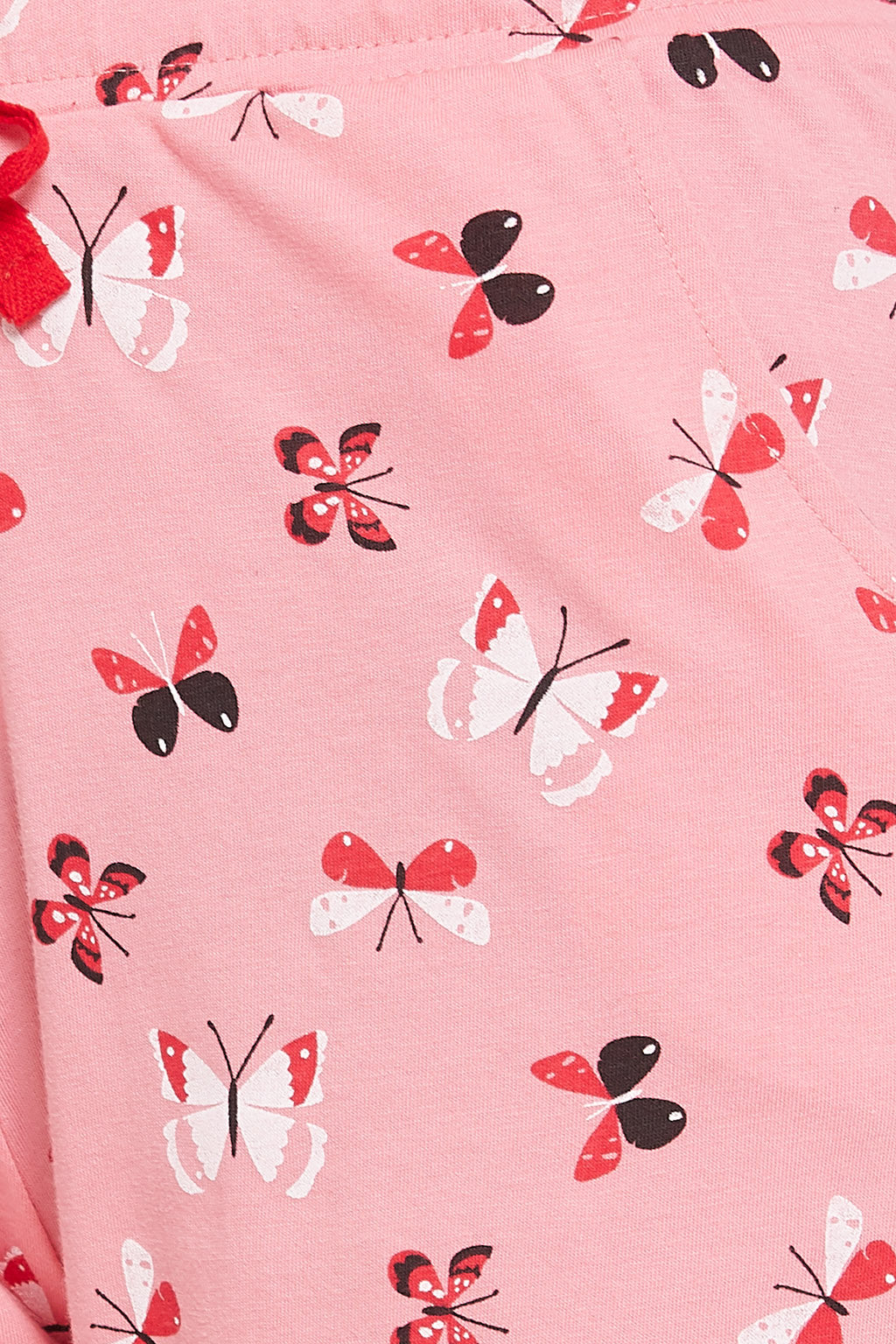 Peach-Pink-Cotton-Butterfly-Print-Top-&-Pyjama