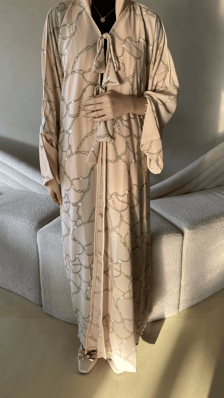 Peach-Georgette-Peachy-kimono-&-Sheila-Set
