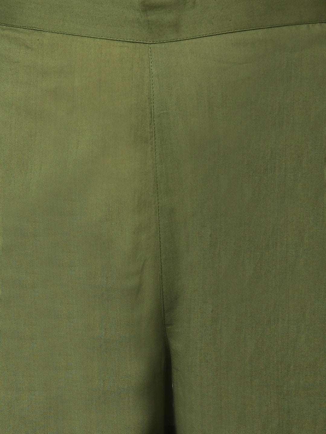 Peach & Green Cotton Floral Print Kurta Suit Set