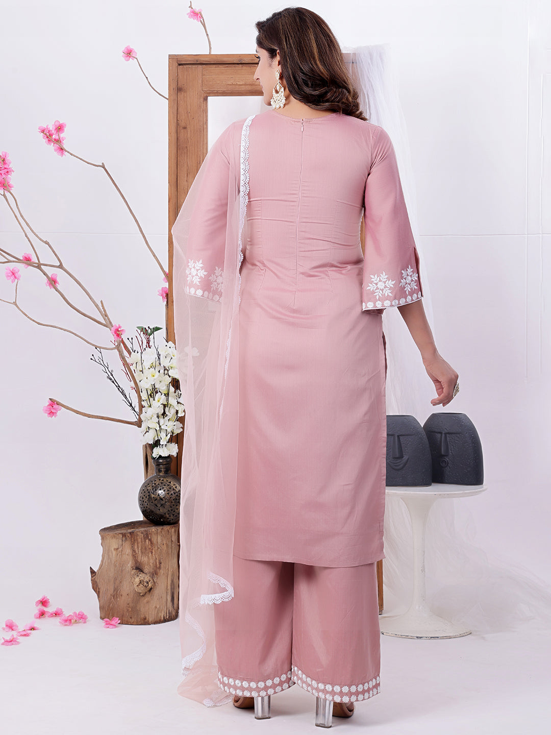 Pink-Art-Silk-Embroidered-Wide-Leg-Pant-Set